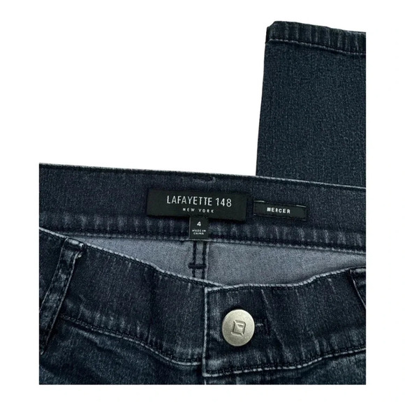 Lafayette 148 New York Mercer Straight Leg Jeans - Picture 5 of 10